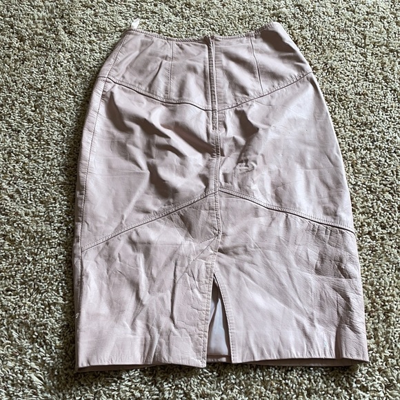 Pelle Cuir Leather Skirt - Picture 2 of 4